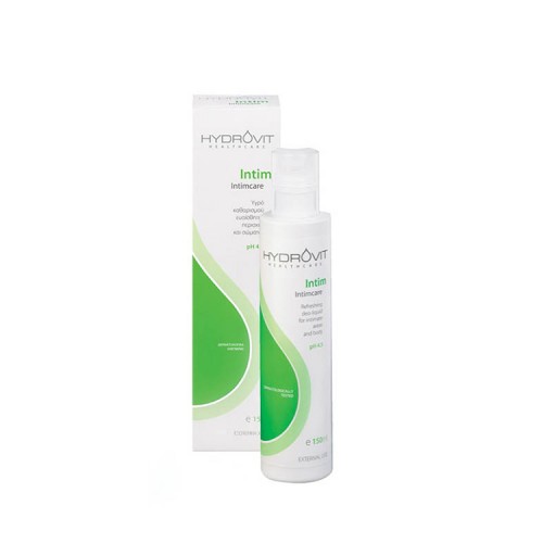 HYDROVIT Intim Intimcare pH4.5 - Υγρό καθαρισμού για την ευαίσθητη περιοχή και το σώμα, 150ml