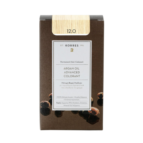 Korres Argan Oil Advanced Colorant 12.0 Ξανθό, 50ml