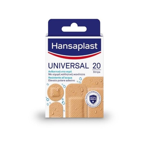 Hansaplast Universal Water Resistant Επιθέματα Ανθεκτικά στο Νερό, 10τεμ