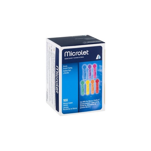 Ascensia Microlet Αποστειρωμένοι Σκαρφιστήρες x 100 τεμ