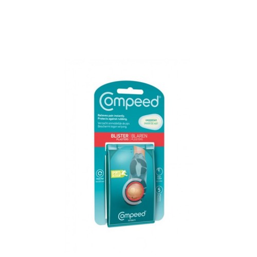 Johnson & Johnson Compeed Blisters Underfoot Επιθέματα για Φουσκάλες κάτω από το πέλμα, 5 Τεμάχια