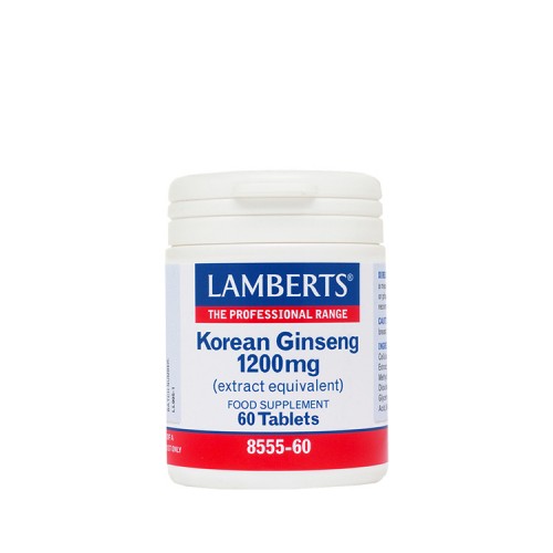 Lamberts Korean Ginseng 1200mg 60 ταμπλέτες