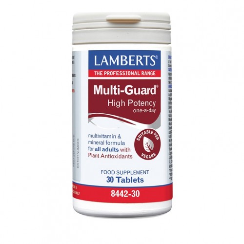 Lamberts Multi-Guard High Potency formula - Πολυβιταμινούχα φόρμουλα υψηλής περιεκτικότητας, 30 ταμπλέτες