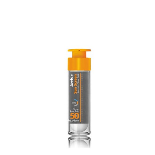 Frezyderm ACTIVE SUN SCREEN TINTED FACE FLUID SPF 50+, 50ml