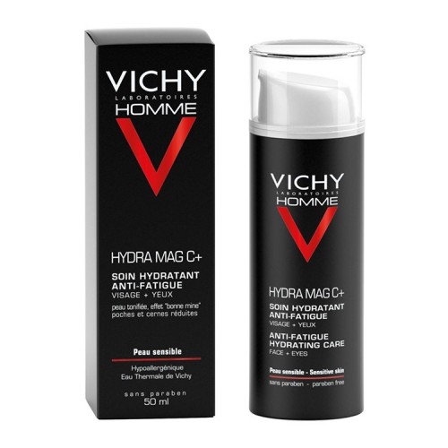 Vichy Homme Hydra Mag C+ Ενυδατική Φροντίδα Αναζωογόνησης ,Προσώπου & Ματιών - 50ml