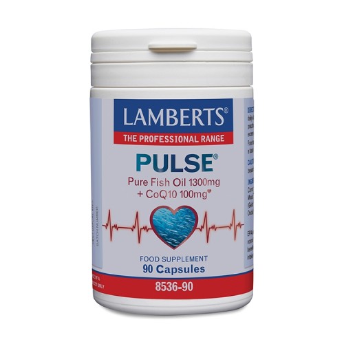 Lamberts Pulse Pure Fish Oil 1300mg & CoQ10 100mg - 90 κάψουλες