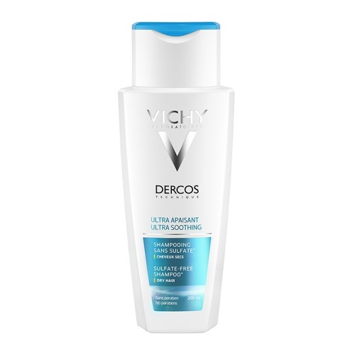 Vichy Dercos Ultra Soothing Καταπραϋντικό Σαμπουάν για Ξηρά Μαλλιά - 200ml