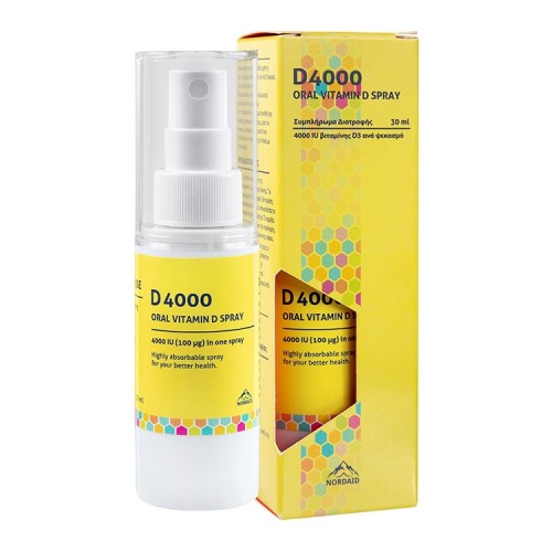 NORDAID D 4000 IU Υπογλώσσιο Spray - 30ml