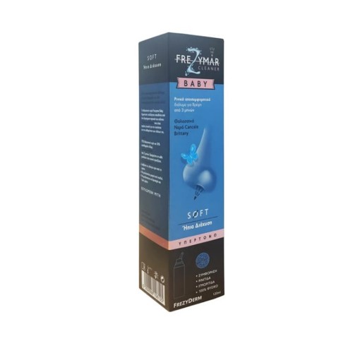 Frezyderm Frezymar Cleaner Baby Soft Diffusion Ρινικό Αποσυμφορητικό Διάλυμα με Ήπια Διάχυση 3m+, 120ml
