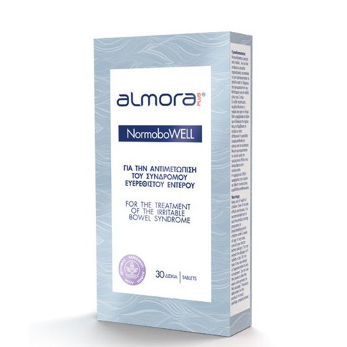 Almora Plus® Normobowell για την Αντιμετώπιση των Συμπτωμάτων του Συνδρόμου Ευερέθιστου Εντέρου, 30tabs