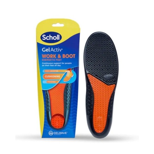 Scholl Gel Activ Πάτοι για Υποδήματα Εργασίας & Προστασία από τις Πιέσεις Large 40-46.5 1 ζευγάρι