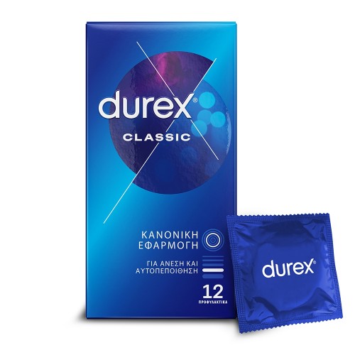 Durex Classic The Beloved Original Προφυλακτικά Με Ήπια Λίπανση, 12τεμ