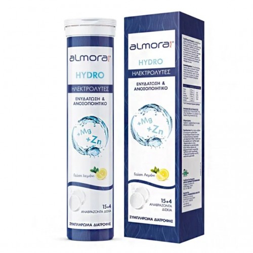 Almora Plus Hydro Electrolytes Συμπλήρωμα Διατροφής, 20 αναβράζοντα δισκία