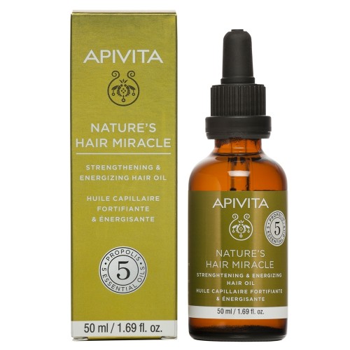 Apivita Nature’s Hair Miracle Λάδι Ενδυνάμωσης και Τόνωσης για τα Μαλλιά, 50ml