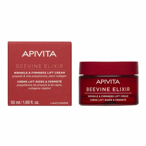 Apivita Beevine Elixir Wrinkle & Firmness Lift Cream Light Αντιρυτιδική Κρέμα Ημέρας Ελαφριάς Υφής, 50ml