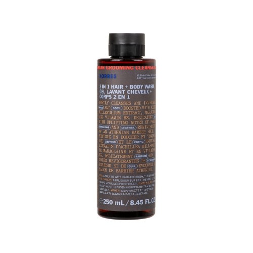 Korres Athenian Grooming 2in1 Σαμπουάν & Αφρόλουτρο για Άνδρες, 250ml