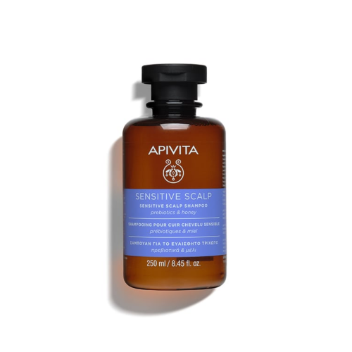 Apivita Sensitive Scalp Shampoo Prebiotics & Honey Σαμπουάν για Ευαίσθητο Τριχωτό με Πρεβιοτικά & Μέλι, 250ml