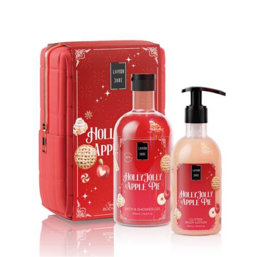Lavish Care Holly Jolly Apple Pie Christmas Set