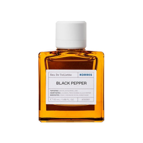 Korres Eau De Toilette Black Pepper Ανδρικό Άρωμα, 50ml