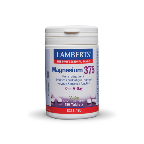 Lamberts Magnesium 375, 180tabs