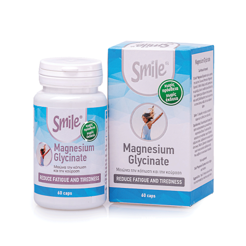 Smile Magnesium Glycinate, 60caps