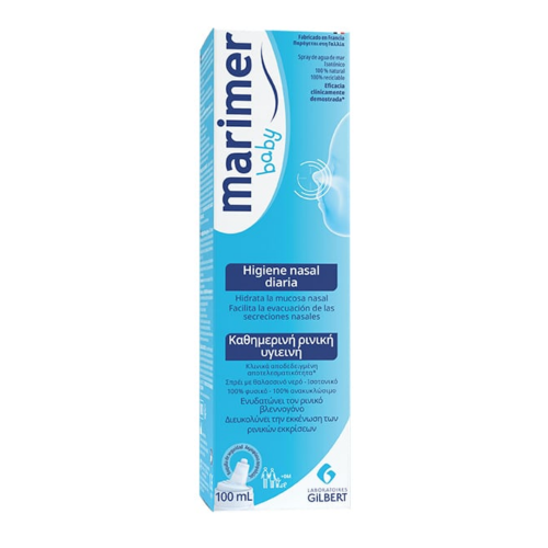 Marimer Daily Baby Nasal Hygiene Spray Ισότονο Ρινικό Σπρέι για Βρέφη & Παιδιά, 100ml