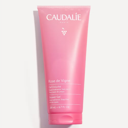 Caudalie Rose de Vigne Shower Gel Απαλό Αφρόλουτρο με Άρωμα Τριαντάφυλλο, 200ml
