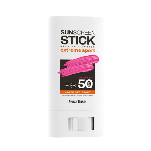 Frezyderm Extreme Sport Αντηλιακό Stick Προσώπου Magenta SPF50, 20ml