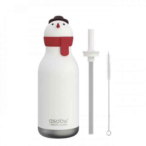 Asobu Μπουκάλι Θερμός Bestie Snowman 460ml