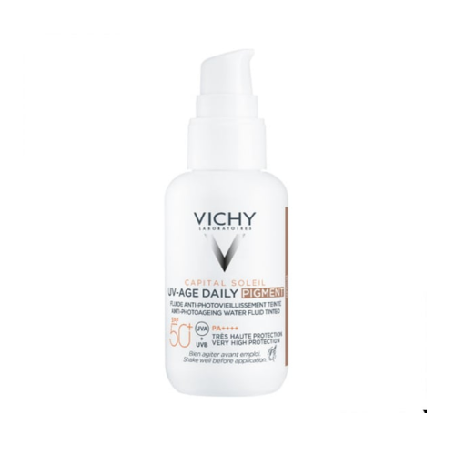 Vichy Capital Soleil UV-AGE Daily Pigment Medium Αντηλιακό Προσώπου με Χρώμα SPF50+, 40ml