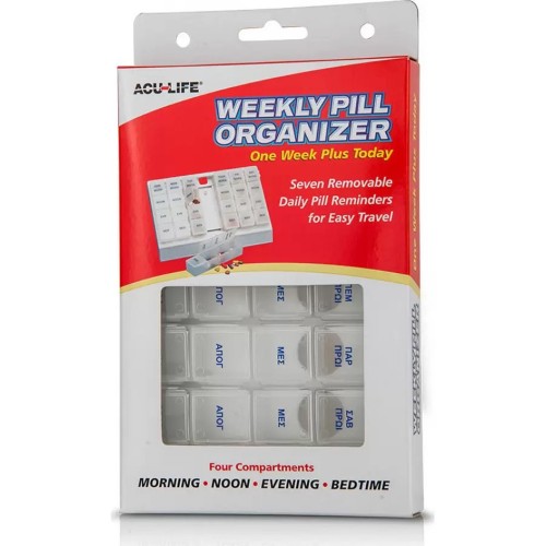 Acu-Life 128SPW Θήκη Χαπιών Εβδομαδιαία Mεγάλη, 1 τεμάχιο