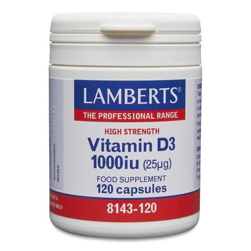 Lamberts Vitamin D3 1000iu 120 κάψουλες