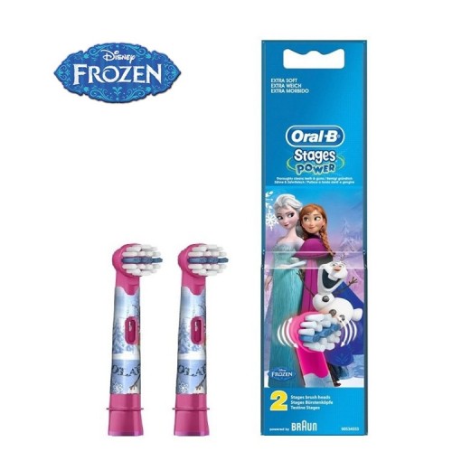 Oral-B Stages Power Frozen, Ανταλλακτικά για Ηλεκτρική Παιδική Οδοντόβουρτσα - 2τμχ