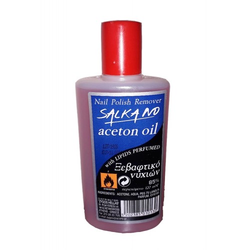 Salkano Aceton Oil Ξεβαφτικό Νυχιών - 120ml