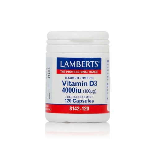 Lamberts Vitamin D3 4000 iu 120 κάψουλες