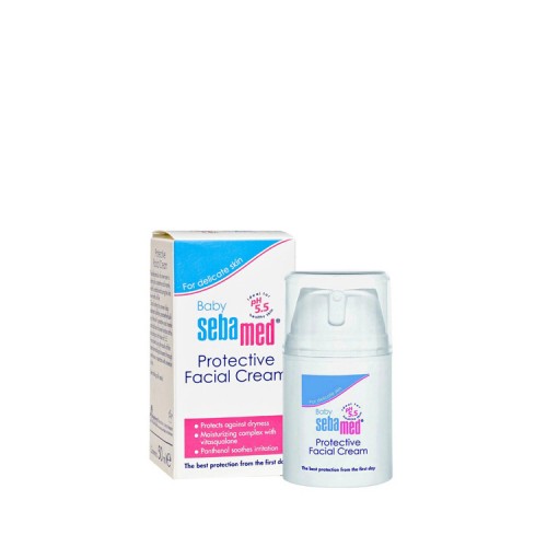 Sebamed Baby Facial Cream - Για Ξηρότητα Προσώπου, Κοκκινίλες, Ερεθισμούς, Περιστοματική Δερματίτιδα, 50ml