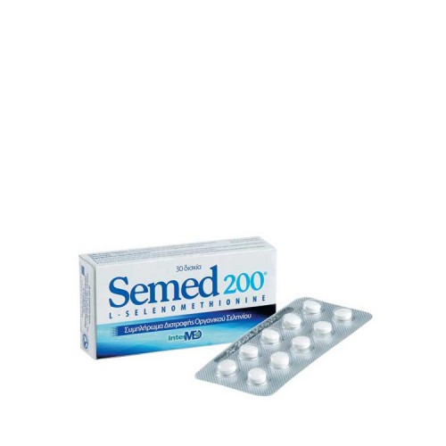 InterMed Semed200 - Οργανικό σελήνιο με τη μορφή της L-selenomethionine, 30 δισκία