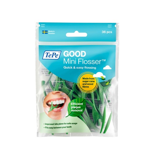 TePe GOOD Mini Flosser Μεσοδόντιο Οδοντικό Νήμα με Λαβή, 36 τεμάχια
