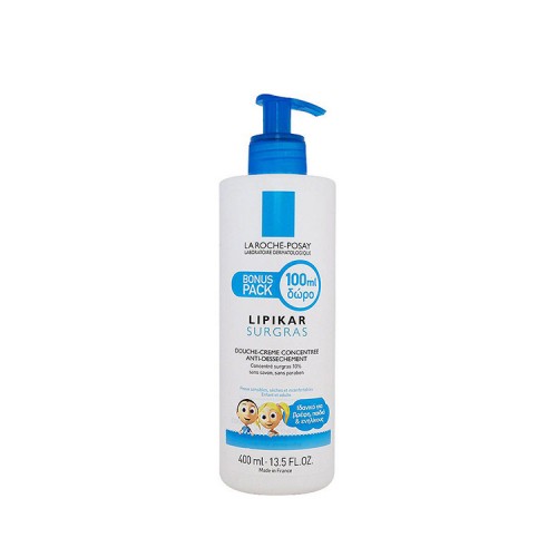 La Roche-Posay LIPIKAR SURGRAS Συμπυκνωμένη κρέμα για ντους - BONUS PACK 100ml ΔΩΡΟ