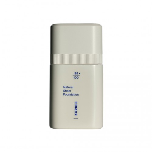 KORRES Natural Sheer Foundation 01 Light για Φυσική Κάλυψη, 30ml