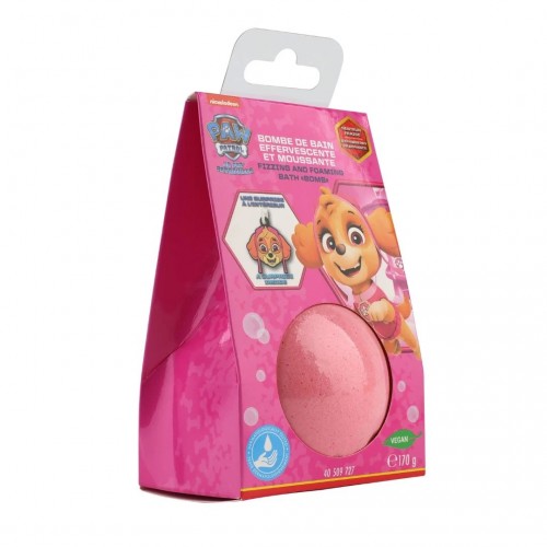 Take Care Paw Patrol Bath Bomb, 170g - Διατίθεται σε 2 αρώματα: Με Άρωμα Φράουλα ( Ροζ Χρώμα)