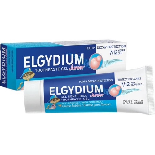 Elgydium Junior Bubble Οδοντόκρεμα για Παιδιά με γεύση Τσιχλόφουσκας, 50 ml