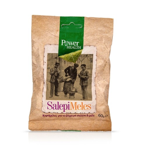 Power Health SalepiMeles, Καραμέλες για το βήχα με σαλέπι & μέλι - 60gr