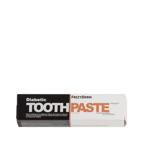 Frezyderm Toothpaste Diabetic, Οδοντόπαστα κατάλληλη για την καθημερινή στοματική φροντίδα των διαβητικών - 75ml