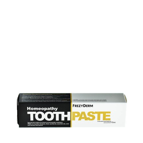 Frezyderm Toothpaste Homeopathy -Οδοντόκρεμα συμβατή με την ομοιοπαθητική - 75ml 