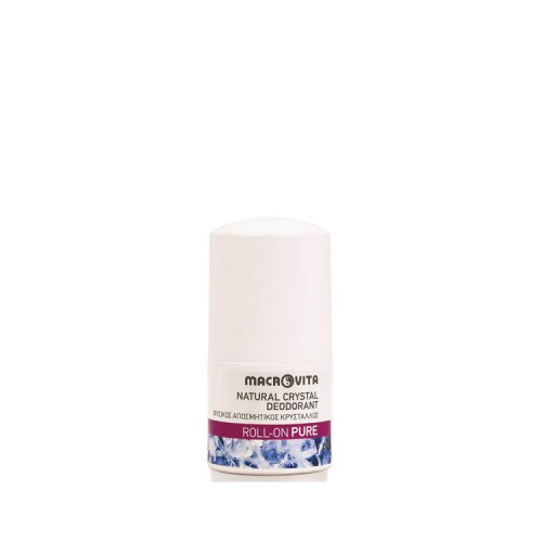 Macrovita Φυσικός αποσμητικός κρύσταλλος roll-on - Pure, 50ml
