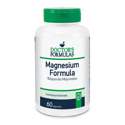 Doctor's Formulas Magnesium Φόρμουλα με Μαγνήσιο 500mg , 60 κάψουλες