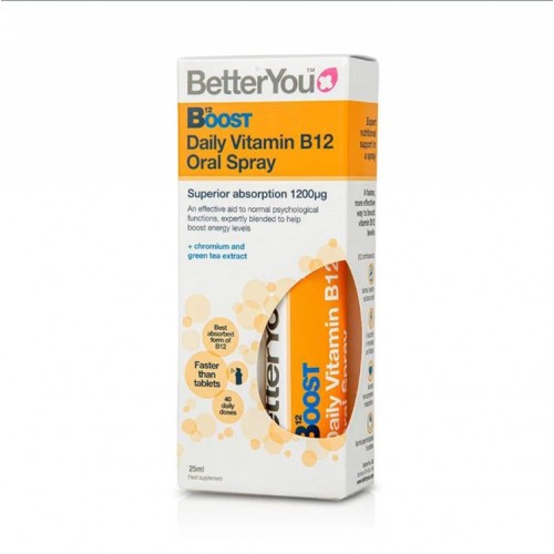 BetterYou Boost, Συμπλήρωμα Διατροφής B12 Υπογλώσσιο σε μορφή σπρέι - 25ml