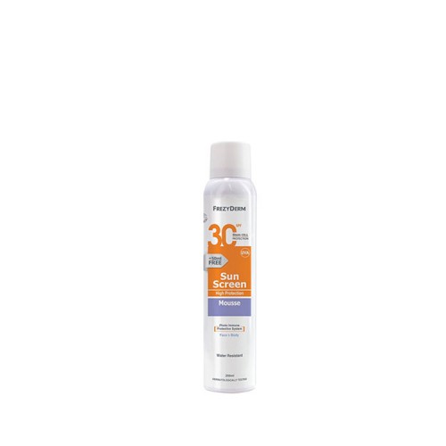 Frezyderm Sunscreen Mousse Spf 30 - ΔΩΡΕΑΝ 50ml επιπλέον προϊόν! 200ml