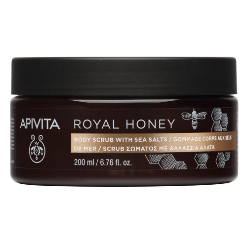 Apivita ROYAL HONEY Scrub Σώματος με Θαλάσσια Άλατα, 200ml